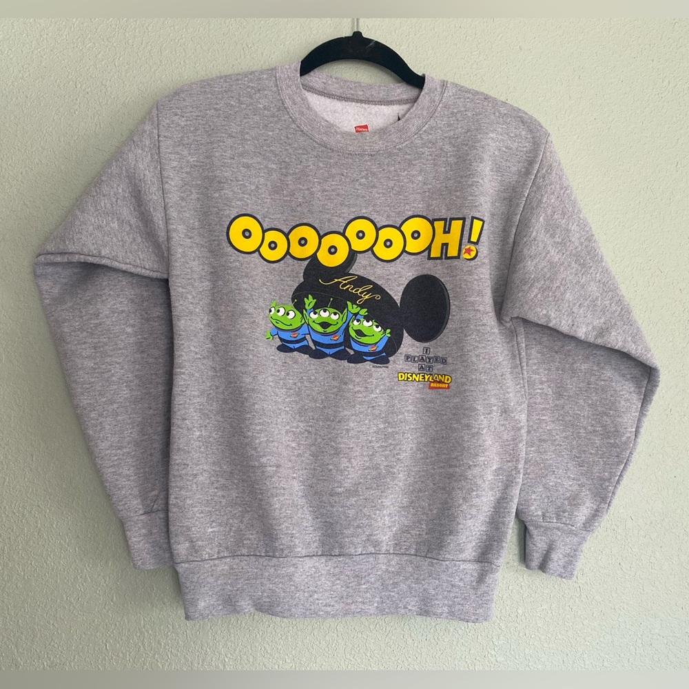 Disney Parks Toy Story Aliens Crewneck Sweatshirt Youth Large